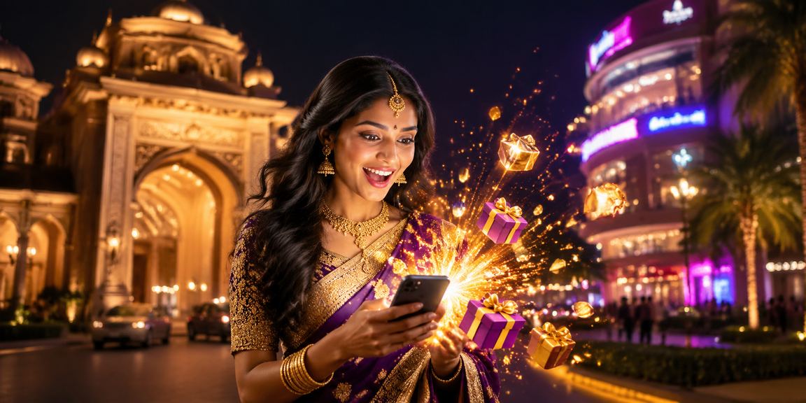 Neon style bonus and payment offers for Indian players at 1665